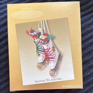 Hallmark Keepsake Skating To and Fro Ornament